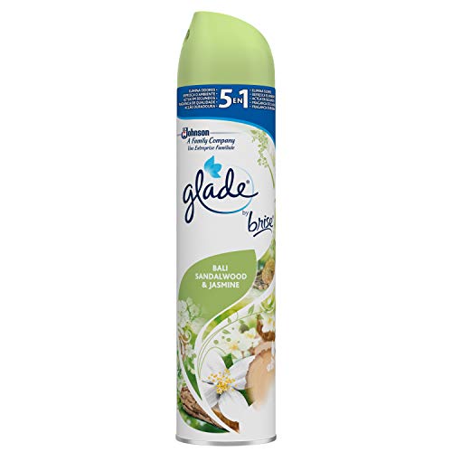 Glade Ambientador Aerosol, Eliminación De Malos Olores, Fragancia Bali, Con Aceites Esenciales [6 X 300Ml, Pack De 6] 6 unidades 350 g