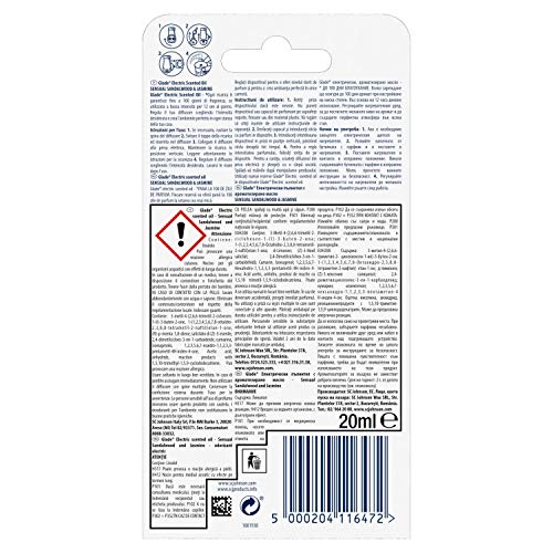 Glade - Difusor de aceites esenciales eléctrico Sándalo, Bali y jazmín con Ricarica
