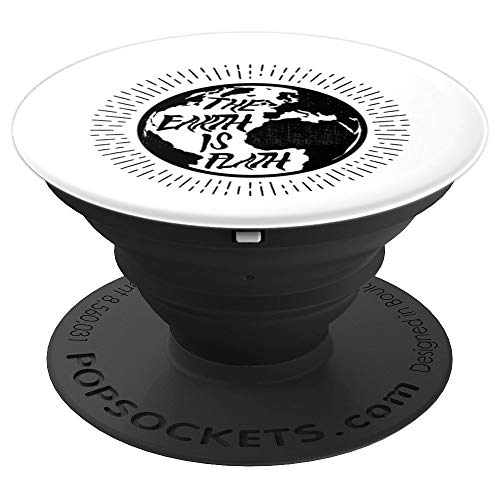 Globo de la Conspiración del Gobierno de la Tierra Plana Ret PopSockets Agarre y Soporte para Teléfonos y Tabletas