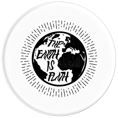 Globo de la Conspiración del Gobierno de la Tierra Plana Ret PopSockets Agarre y Soporte para Teléfonos y Tabletas
