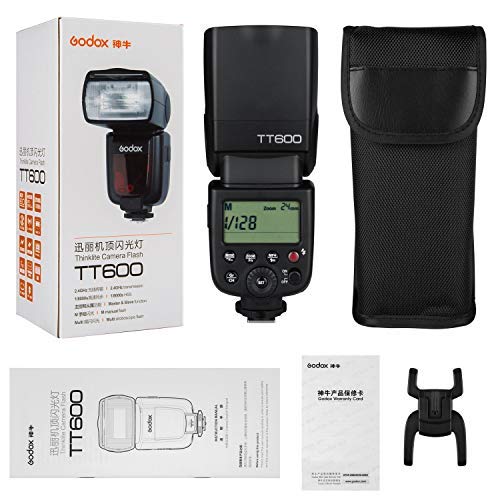 Godox ThinkLite TT600 2.4G Inalámbrico Flash Speedlite Maestro / Esclavo Flash con Construido-en Disparo Sistema para Canon Nikon Pentax Olympus Fujifilm Panasonic (TT600)