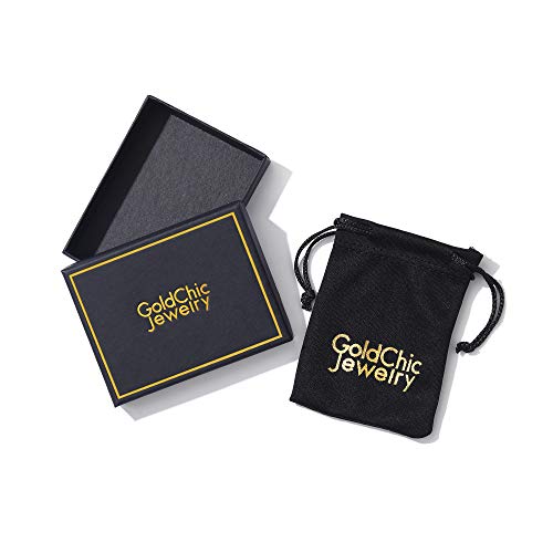 GoldChic Jewelry Pulsera de Mujer, Amor para Siempre, Letra R Colgante corazón Brazalete Ajustable 22cm, Acero Inoxidable, Gratis Caja de Regalo
