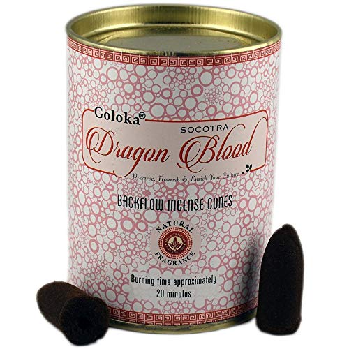 Goloka Backflow Dragons Blood Incense Cones