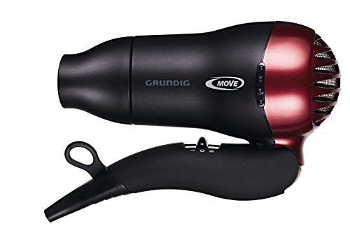 Grundig HD 2509 R Secador de pelo de viaje & deporte, 1500W, mango plegable