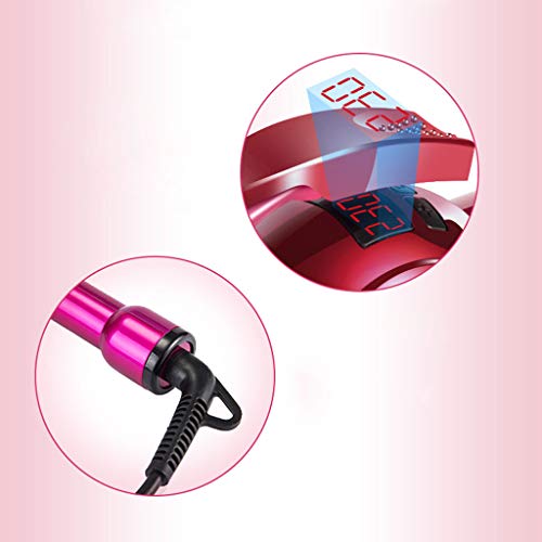 HaiYushop Electric Curler Professional Fluffy Perm No Daña El Cabello, LCD Cuidado Del Cabello Húmedo Y Seco