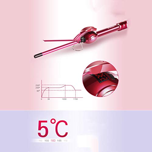 HaiYushop Electric Curler Professional Fluffy Perm No Daña El Cabello, LCD Cuidado Del Cabello Húmedo Y Seco