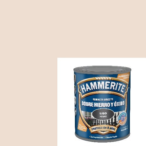 Hammerite 8430078020259 Esmalte Liso Brillante 750 ML, Blanco Magnolia