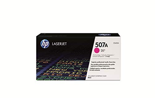 HP 507A CE403A Magenta, Cartucho Tóner Original, de 6.000 páginas, para impresoras HP LaserJet Enterprise 500 Color serie MFP 551, 575 y LaserJet Pro 500 Color MFP serie 570