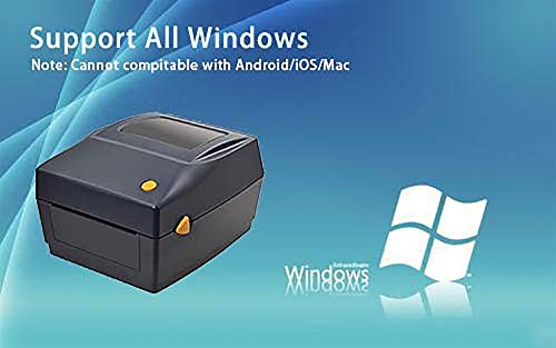 Impresora Térmica De Etiquetas, Máquina De Impresión Térmica De Alta Velocidad Para Etiquetas De Código Barras De Escritorio, Para Envío Rápido, Impresión De Etiquetas 4X6 Compatible Con Windows Y Mac