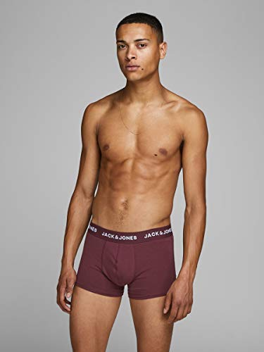 Jack & Jones JACBLACK Friday Trunks 5 Pack Online Bóxer, Negro, S para Hombre