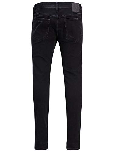 Jack & Jones Jjiliam Jjoriginal Am 502 Lid STS Vaqueros Skinny, Negro (Black Denim), W30/L32 (Talla del Fabricante: 30) para Hombre