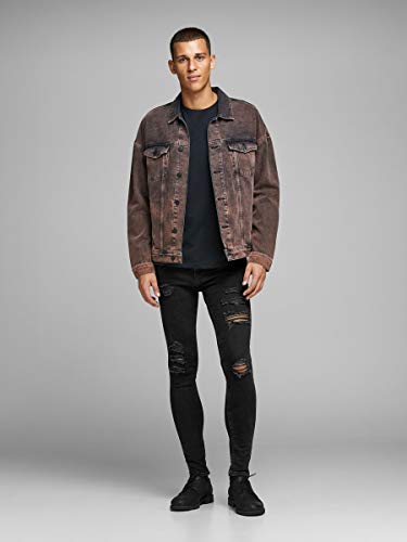Jack & Jones Jjiliam Jjoriginal Am 502 Lid STS Vaqueros Skinny, Negro (Black Denim), W30/L32 (Talla del Fabricante: 30) para Hombre