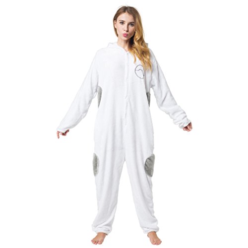Katara-(10+ Modelos) Kigurumi Pijamas Disfraz Animal Halloween Adultos, Color baymax, Talla 175-185cm (1744)