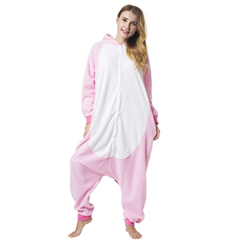 Katara- Pijama (10+ Modelos) Disfraz Animales Cosplay Adultos, Color unicornio rosa, Talla 145-155cm (1744)