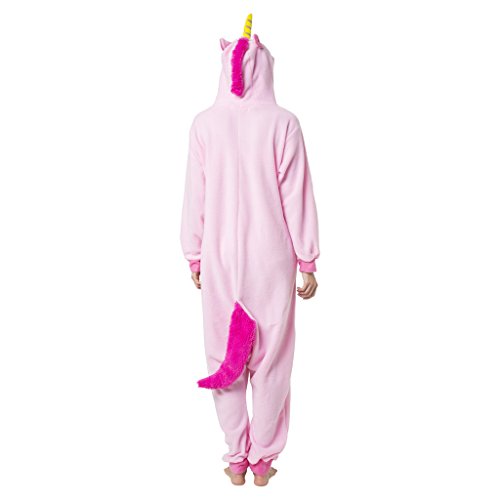 Katara- Pijama (10+ Modelos) Disfraz Animales Cosplay Adultos, Color unicornio rosa, Talla 145-155cm (1744)