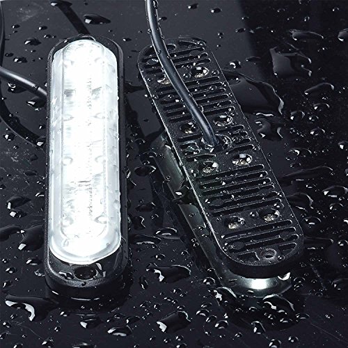 KAWELL Faro Antiniebla Barra 10W led Luces Diurna Foco Led Faro de Trabajo para Quad 4x4s SUV ATV Moto