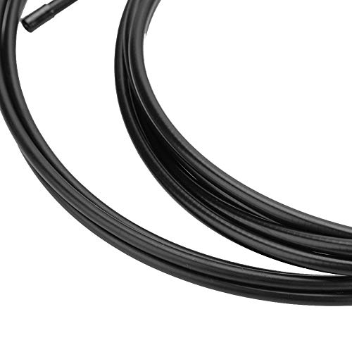 Keenso Cable Metal de Freno, Kit de Funda de Cable de Freno de Cambio de Bicicleta (Negro)