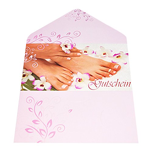 KM de Nails regalo cupones Tarjetas # 1 para manicura 10 unidades)