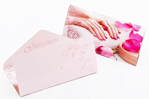 KM de Nails regalo cupones Tarjetas # 2 para manicura 10 unidades)