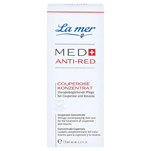 La mer MED Anti Red Couperose concentrado, perfume, 15 ml