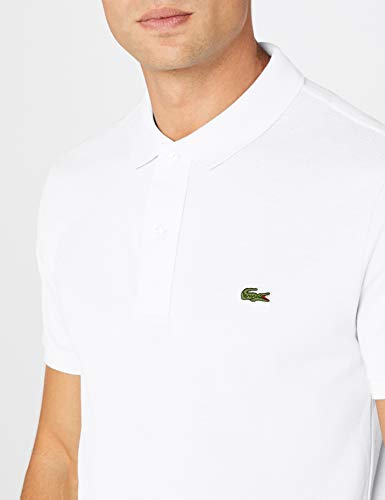 Lacoste PH4012, Polo Para Hombre, Blanco (Blanc), Small (Talla del fabricante: 3)