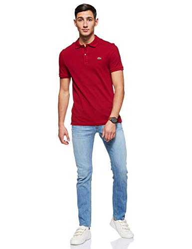 Lacoste PH4012, Polo Para Hombre, Rojo (Bordeaux), X-Large (Talla del fabricante: 6)