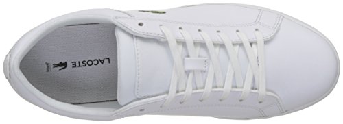 Lacoste Straightset BL 1 CAM, Zapatillas para Hombre, Blanco (White), 42 EU