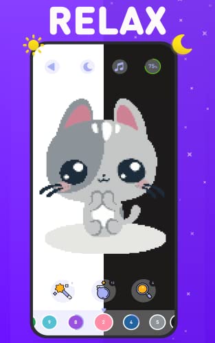 Lama - Color by Number & Pixel Art | Happy Color for Adult and Kids | Unicorn Color