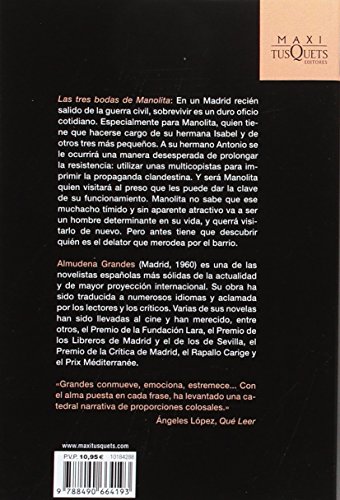 Las tres bodas de Manolita: Episodios de una guerra interminable (MAXI)