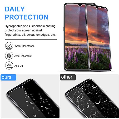 Lixuve 3 Unidades Cristal Templado Xiaomi Mi 9 Protector Pantalla, Vidrio Templado con [Alta Definición] [Sin Burbujas] [Anti-Huella] [Anti-Arañazos]