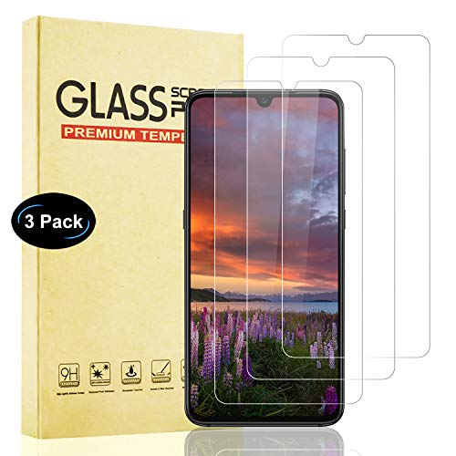 Lixuve 3 Unidades Cristal Templado Xiaomi Mi 9 Protector Pantalla, Vidrio Templado con [Alta Definición] [Sin Burbujas] [Anti-Huella] [Anti-Arañazos]