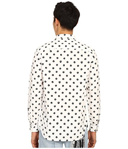 Love Moschino - Camisa, color blanco y negro Blanco XXL