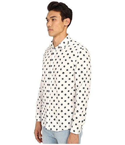 Love Moschino - Camisa, color blanco y negro Blanco XXL