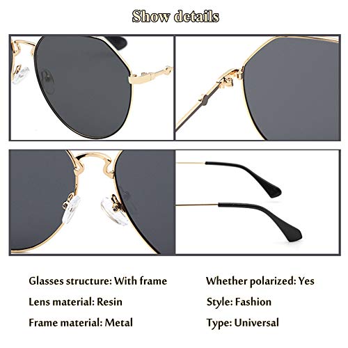 LZQpearl Moda Polarizadas De Conducción Gafas De Sol, Gafas De Sol Pareja, Hombres Y Mujeres, Adecuado para Correr Ciclismo Conducción Pesca Golf, Marco Irrompible, Color Múltiple (C)