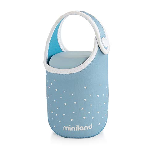 Miniland - Termo papillero para sólidos de 280ml. Azul.