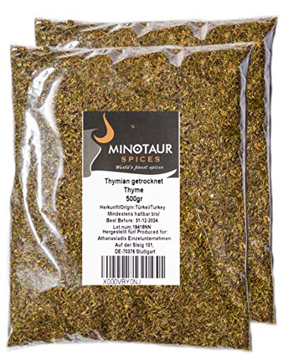 Minotaur Spices | Τomillo seco | 2 X 500g (1 Kg)