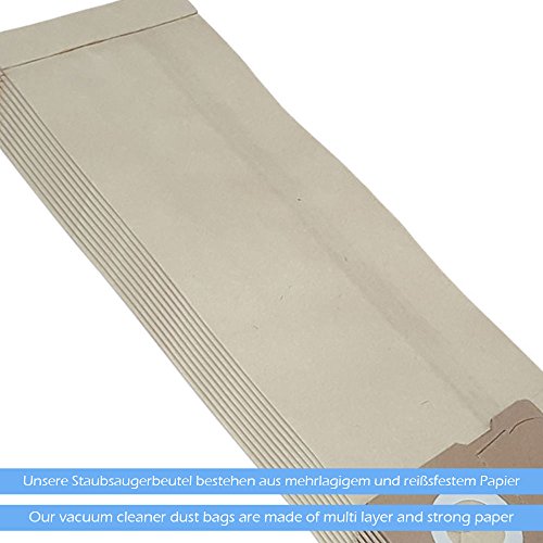 MohMus 20 Bolsas de Aspiradora para NILFISK GD911, GDP2000, GDS1010, GDS3020, Go 111, Go 111 VC 300, HDS 1005, HDS 1010, HDS 2000, Thor, Thor Eco