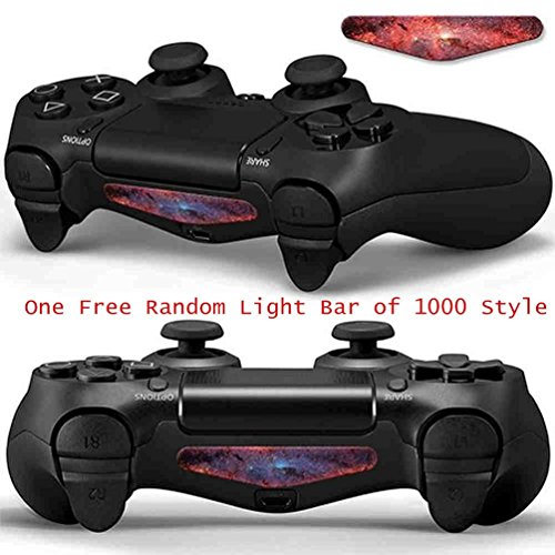 Morbuy PS4 Controller Skin Diseñador Piel Pegatina para Sony Playstation 4 PS4 Slim PS4 Pro DualShock Mando inalámbrico x 1 (Skull Fire Blue)