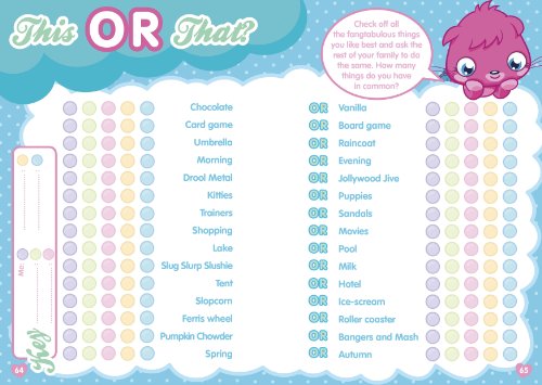 Moshi Monsters: Poppet: Secret Friendship Book