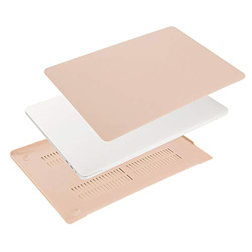 MOSISO Funda Dura Compatible con 2019 2018 2017 2016 MacBook Pro 13 con/sin Touch Bar A2159 A1989 A1706 A1708, Ultra Delgado Carcasa Rígida Protector de Plástico Cubierta, Camello