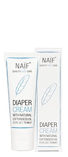 Naïf Crema de pañal | Suave y especialmente formulado para la piel del bebé | 75ml