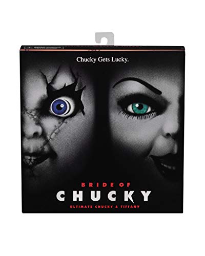 NECA- Chucky, el muñeco diabólico Pack 2 Figuras Ultimate Chucky & Tiffany, Multicolor (NECA42114)