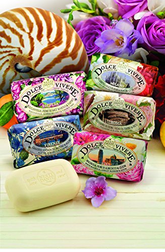 NESTI DANTE Dolce Vivere Pisa Jabón Natual (Magnolia Blanca, Flor de Albaricoque y Lilium) - 250 gr.