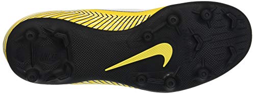 Nike Jr Vapor 12 Club GS NJR FG/MG, Zapatillas de Fútbol Unisex Niños, Multicolor (Amarillo/White-Black-Black 710), 37.5 EU