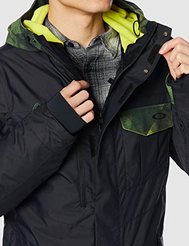 Oakley Men's Division EVO INSULA JKT 2L 10K, Blackout, M
