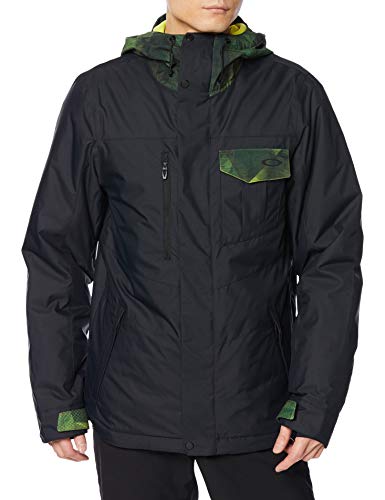 Oakley Men's Division EVO INSULA JKT 2L 10K, Blackout, M