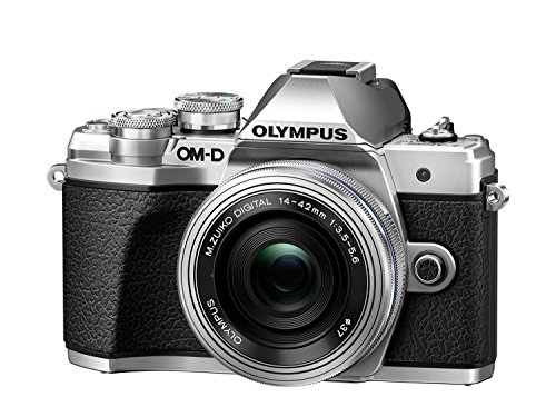 Olympus OM-D E-M10 Mark III Kit, Cámara de Sistema Micro Cuatro Tercios (16 MP, Estabilizador de Imagen de 5 Ejes, Visor Electrónico) + Objetivo M.Zuiko 14-42mm EZ, plata
