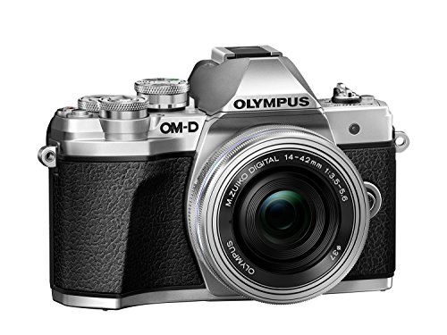 Olympus OM-D E-M10 Mark III Kit, Cámara de Sistema Micro Cuatro Tercios (16 MP, Estabilizador de Imagen de 5 Ejes, Visor Electrónico) + Objetivo M.Zuiko 14-42mm EZ, plata
