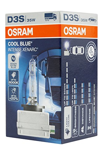 OSRAM XENARC COOL BLUE INTENSE D3S HID, lámpara de xenón, lámpara de descarga, 66340CBI, estuche (1 unidad)