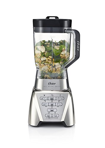 Oster BLSTMB-CT0-050 Batidora de alto rendimiento, 1100 W, 1.9 litros, Metal, Plata